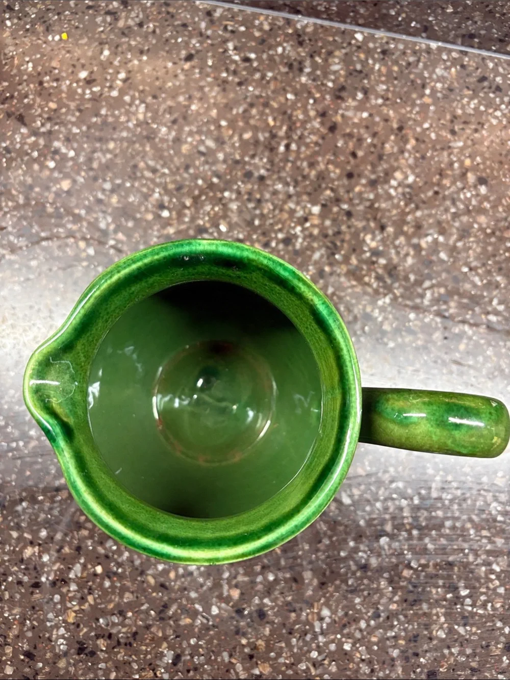 Williams Sonoma Green Ceramic 1 Litre Pitcher
